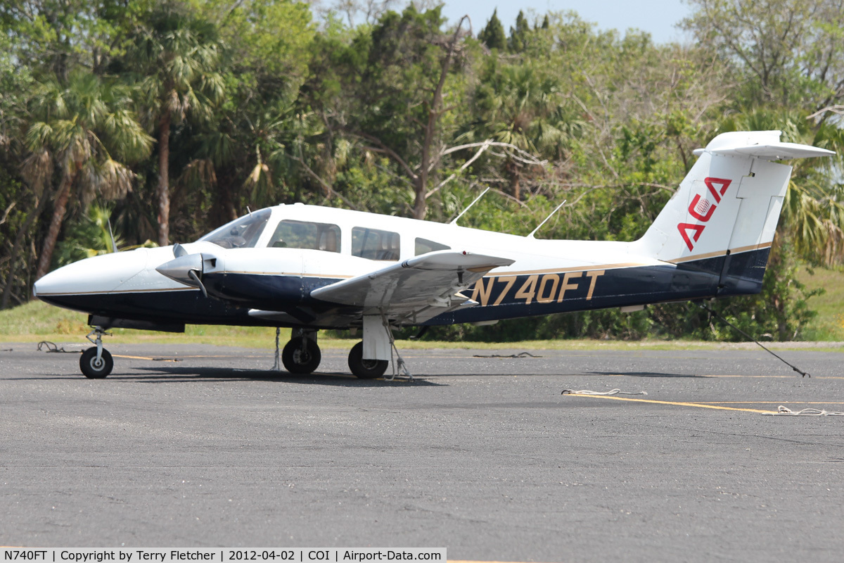 N740FT, 1979 Piper PA-44-180 Seminole C/N 44-7995084, At Merritt Island Airport, Merritt Island FL USA