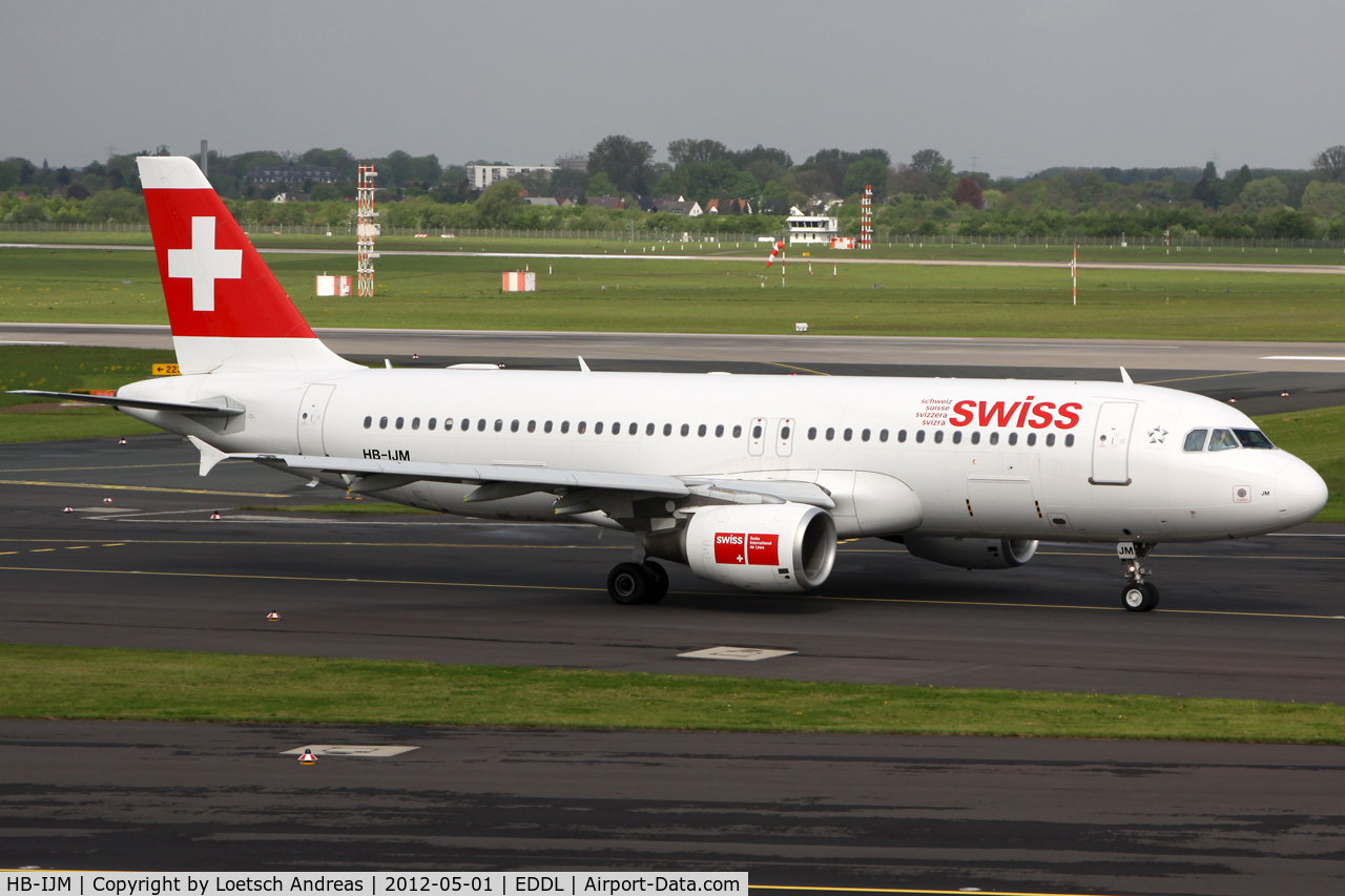HB-IJM, 1996 Airbus A320-214 C/N 635, SWR1017 Dusseldorf to Zurich