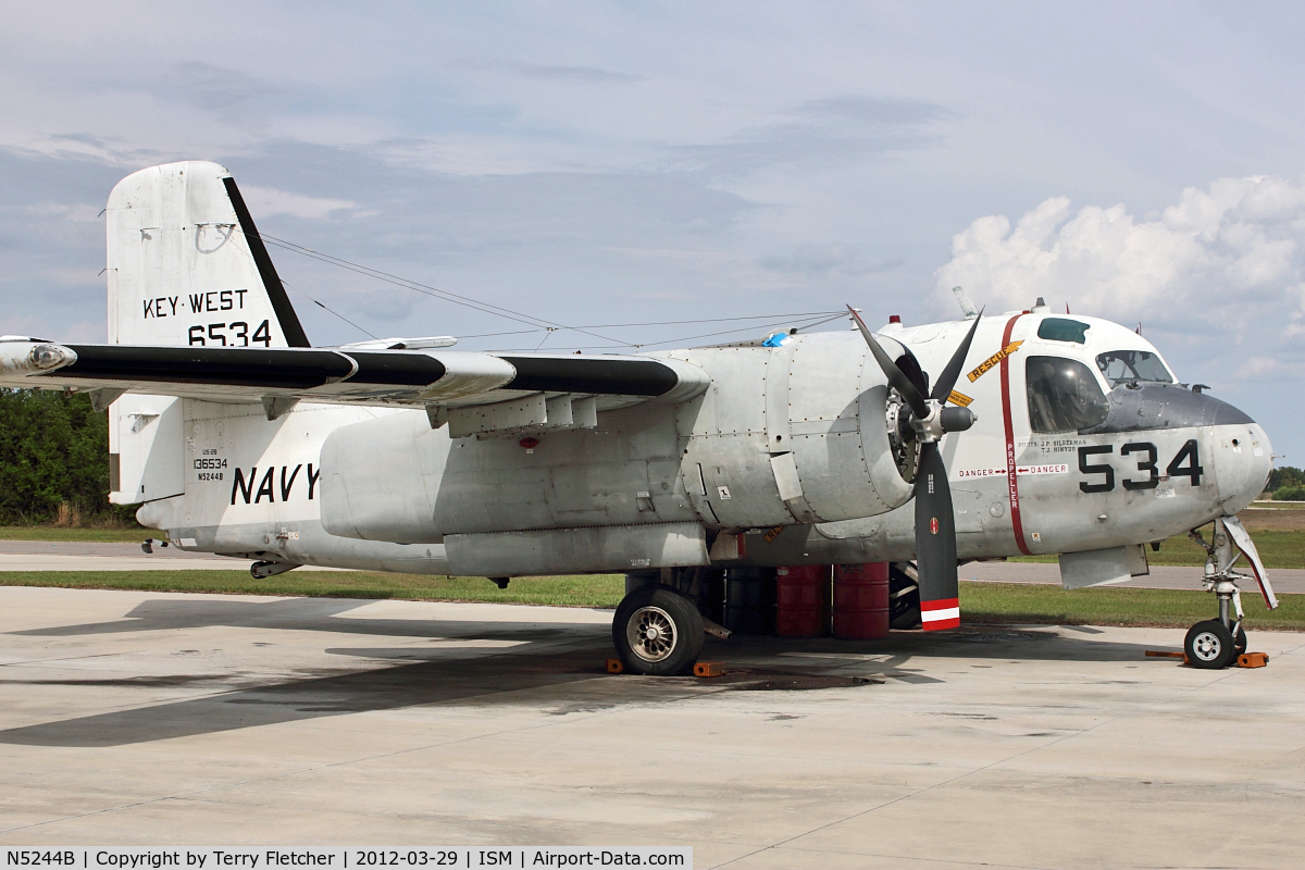 N5244B, 1957 Grumman US-2B Tracker (G89) C/N 443, At Kissimmee Gateway Airport, Florida