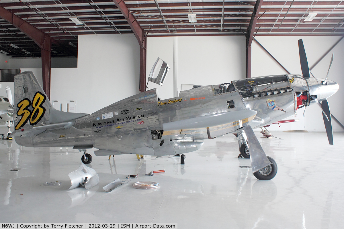 N6WJ, North American P-51 XR C/N 44-88, At Kissimmee Gateway Airport, Florida