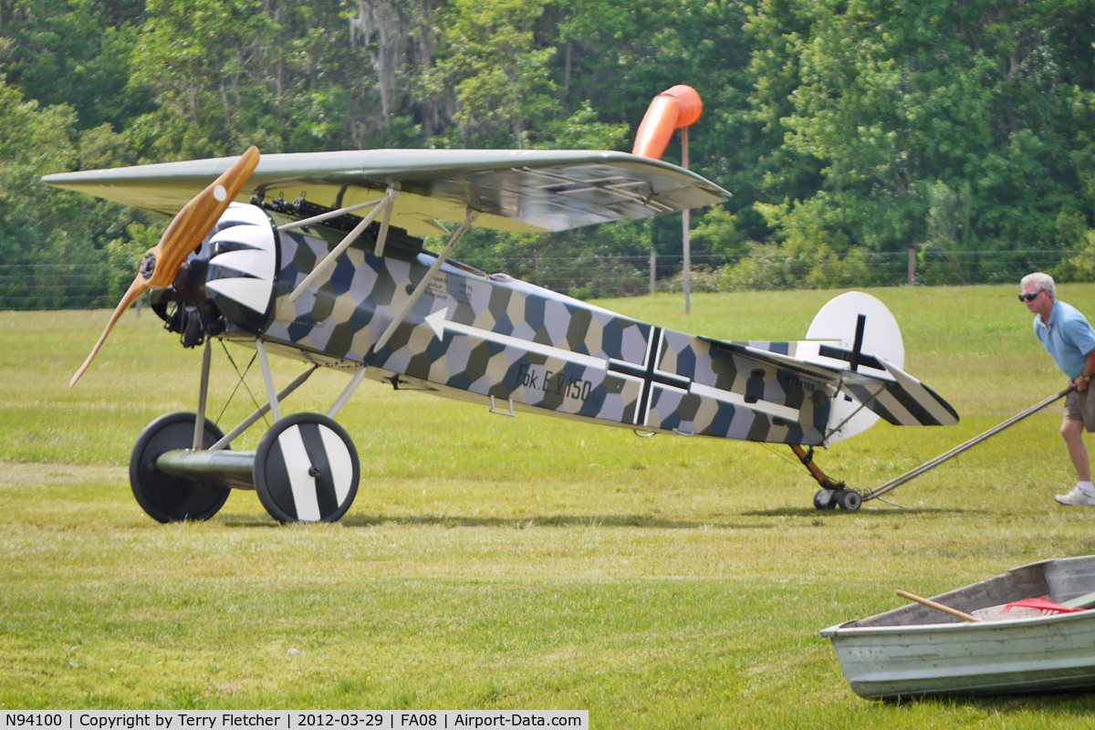 N94100, 1994 Fokker D-8 Replica C/N 941, At Fantasy of Flight Museum , Polk City