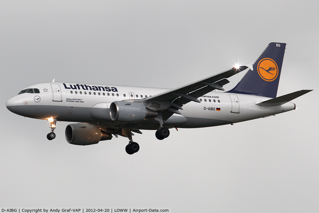 D-AIBG, 2011 Airbus A319-112 C/N 4841, Lufthansa A319