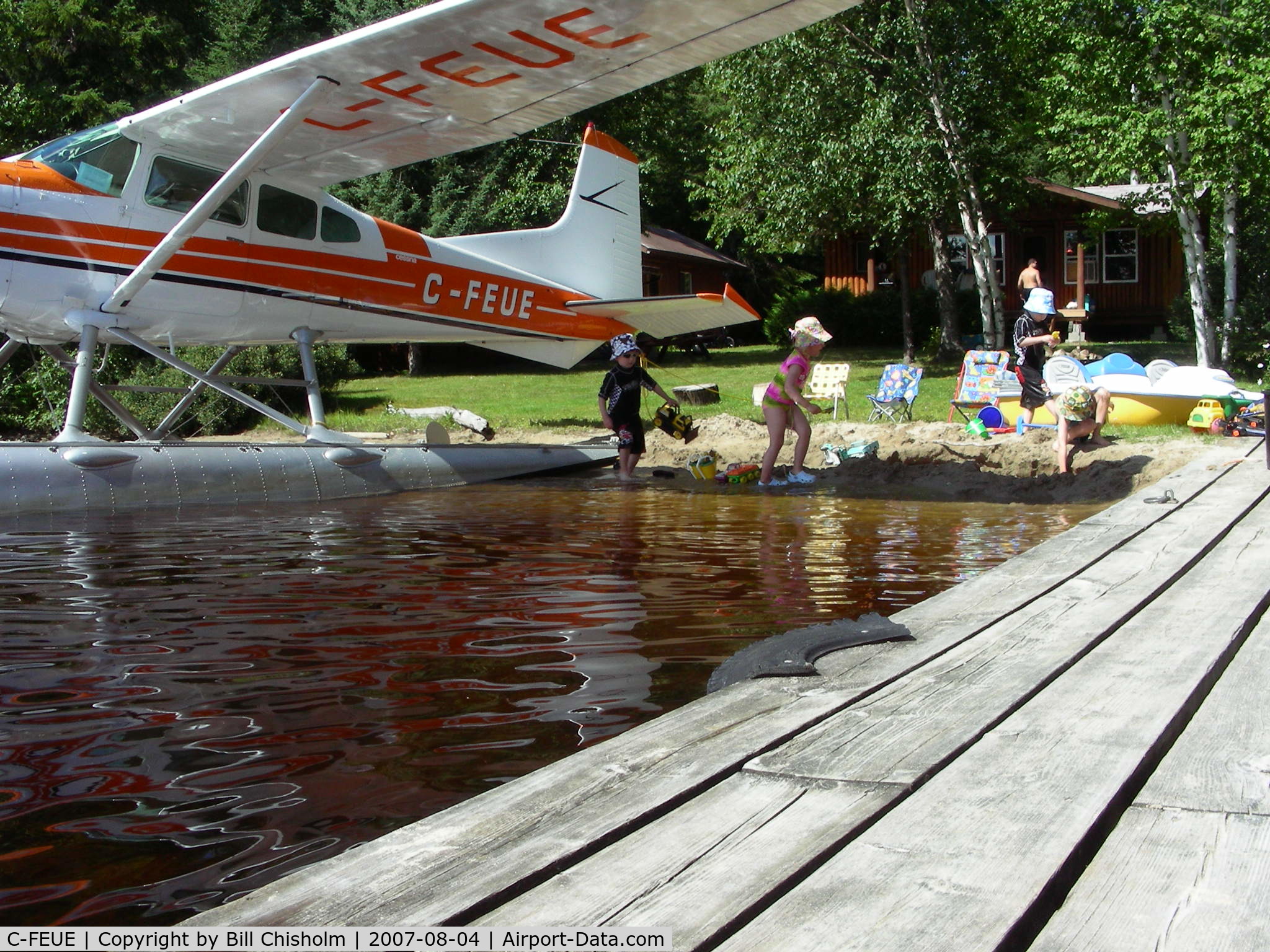 C-FEUE, 1973 Cessna 180J C/N 18052405, at Kenogamissi