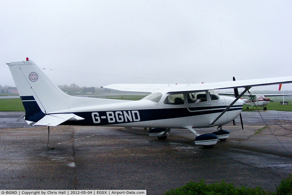 G-BGND, 1977 Reims F172N Skyhawk C/N 1576, visitor from Andrewsfield