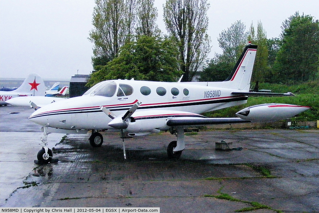 N958MD, Cessna 340A C/N 340A0734, normally based at Southend