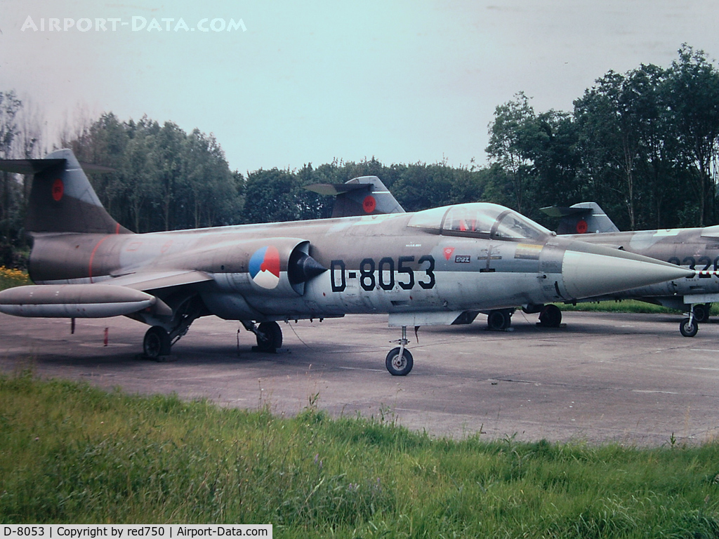 D-8053, Lockheed F-104G Starfighter C/N 683-8053, Photograph by Edwin van Opstal with permission. Scanned from a color slide.