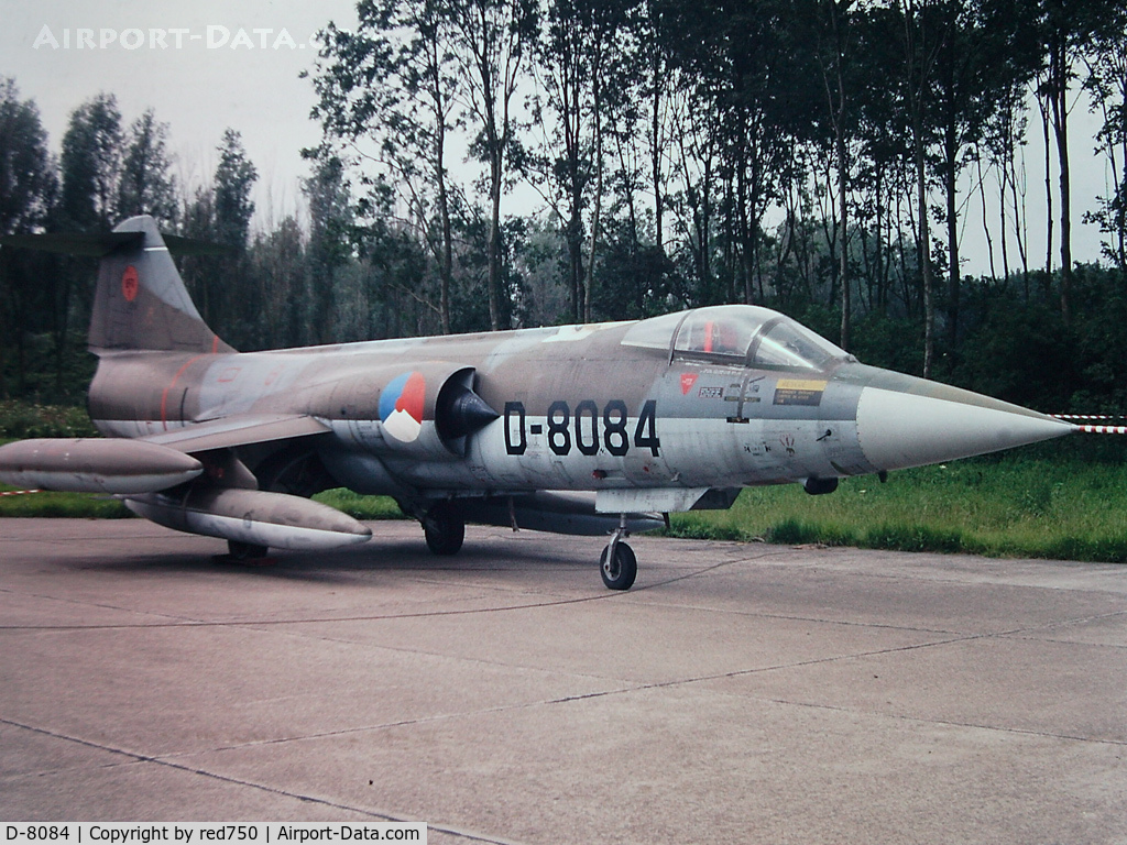 D-8084, Lockheed F-104G Starfighter C/N 683-8084, Photograph by Edwin van Opstal with permission. Scanned from a color slide.