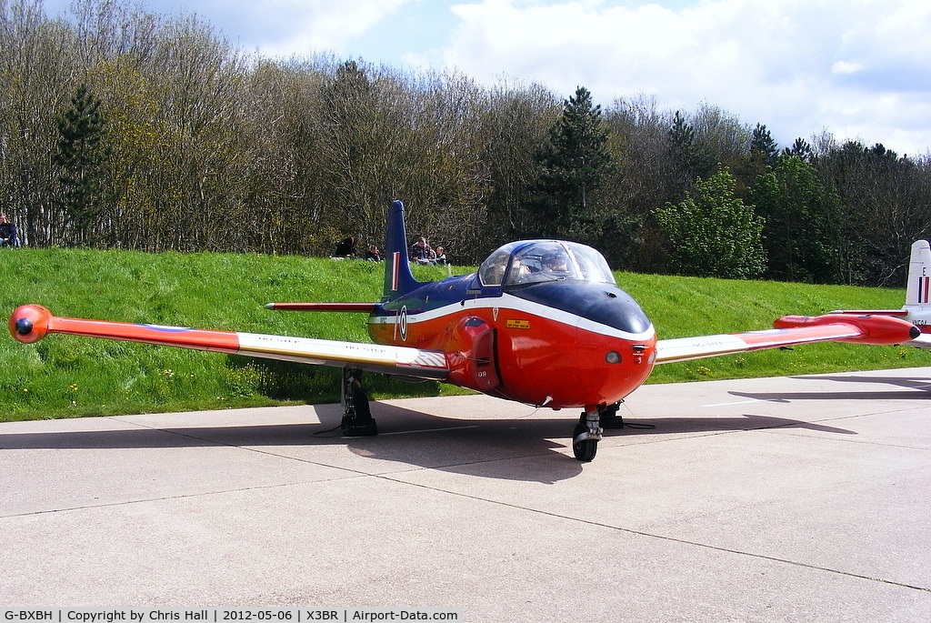 G-BXBH, 1960 Hunting P-84 Jet Provost T.3A C/N PAC/W/9241, at the Cold War Jets open day, Bruntingthorpe