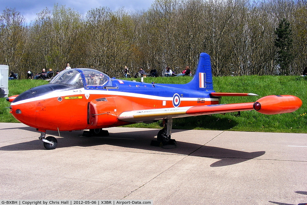 G-BXBH, 1960 Hunting P-84 Jet Provost T.3A C/N PAC/W/9241, at the Cold War Jets open day, Bruntingthorpe