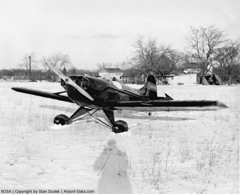 N35A, 1955 Dudek Special V-1 C/N 1, This is a photo of the Dudek V-1 taken in the mid 1950s.  Built and flown by my father Stan Dudek