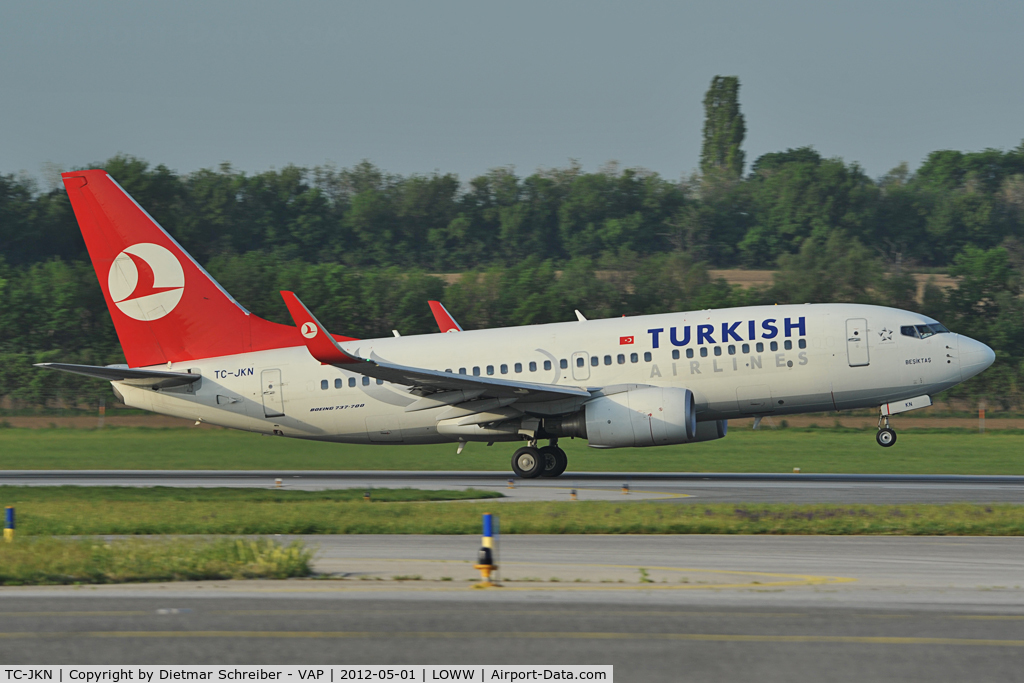 TC-JKN, 2005 Boeing 737-752 C/N 34299, Turkish Boeing 737-700