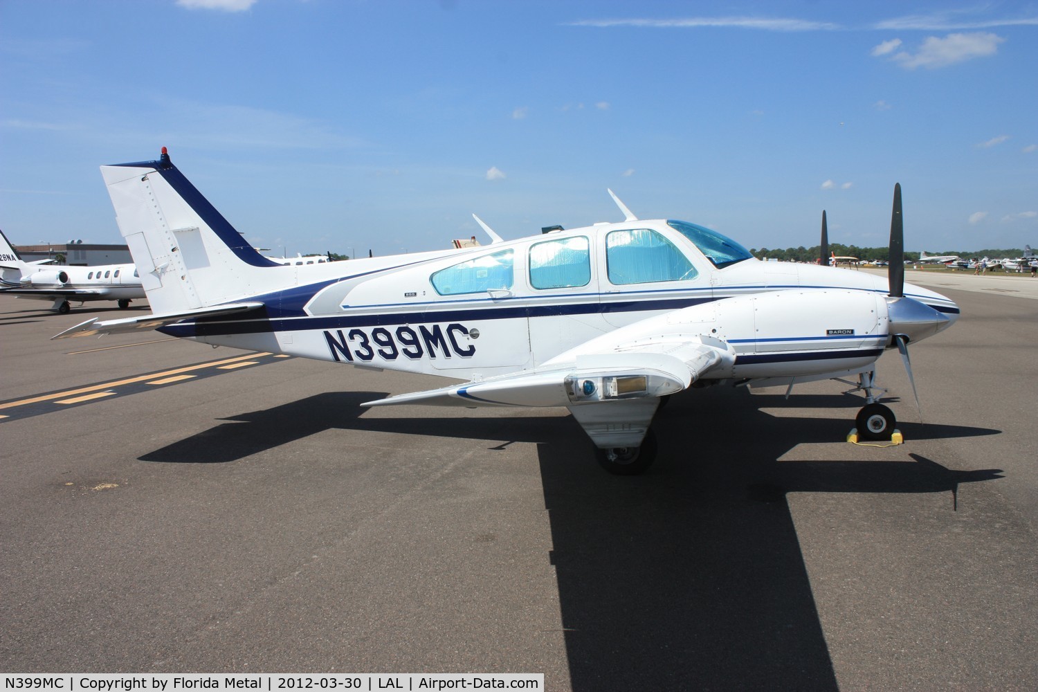 N399MC, 1975 Beech 95-B55 (T42A) Baron C/N TC-1852, Beech 55