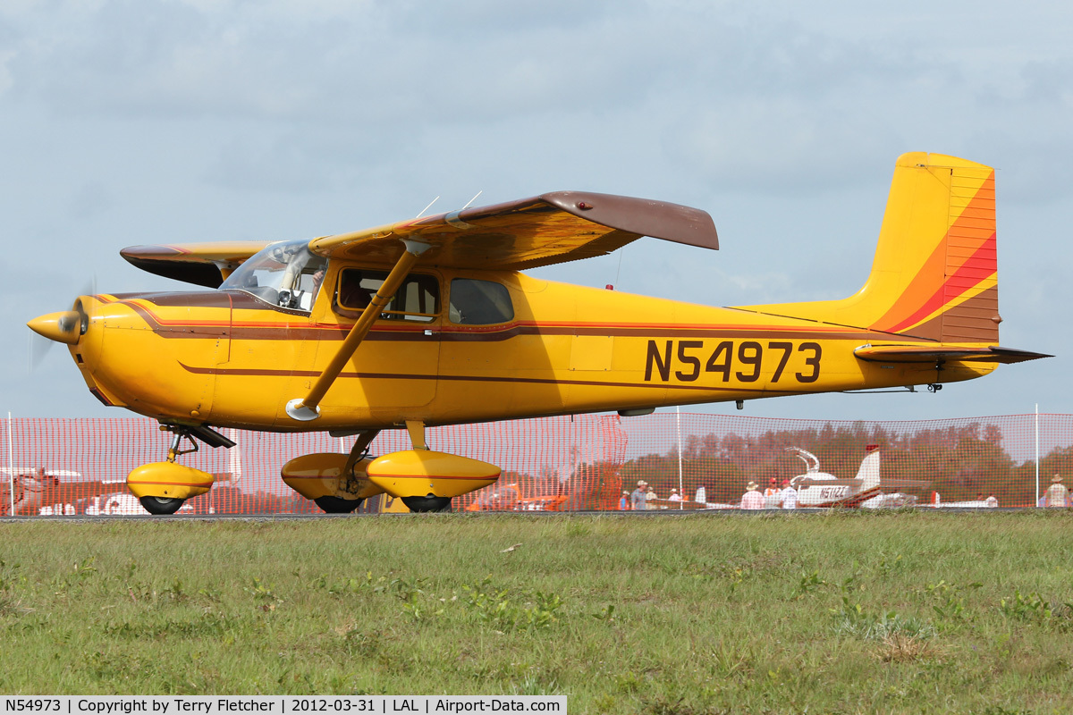 N54973, Cessna 175 Skylark C/N 55217, At 2012 Sun N Fun