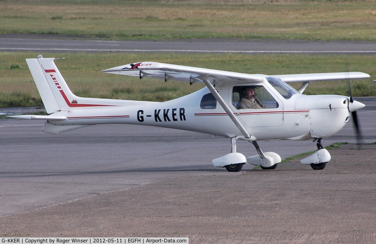 G-KKER, 1999 Jabiru UL-450 C/N PFA 274A-13474, Departing for Haverfordwest Airport.