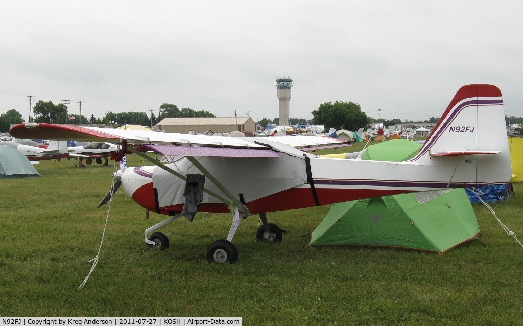 N92FJ, Skystar Kitfox Series 7 C/N S70211-018, EAA AirVenture 2011