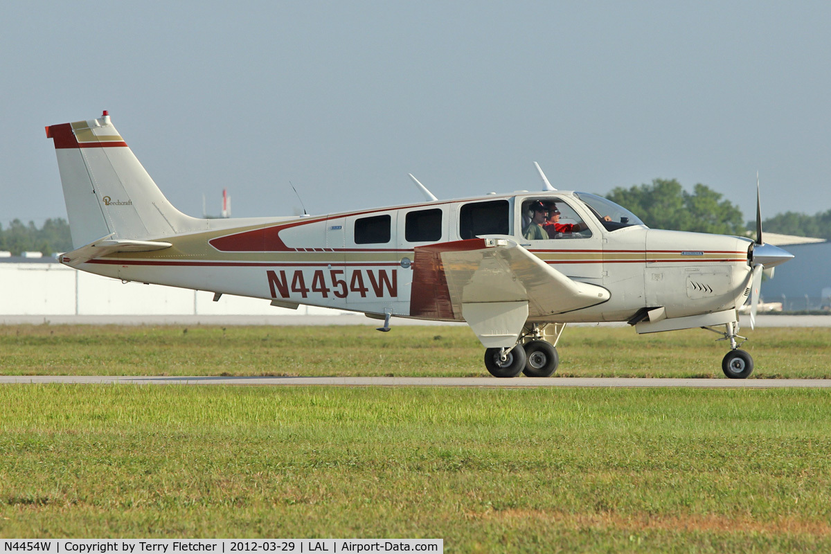 N4454W, 1974 Beech A36 Bonanza 36 C/N E-549, At 2012 Sun N Fun