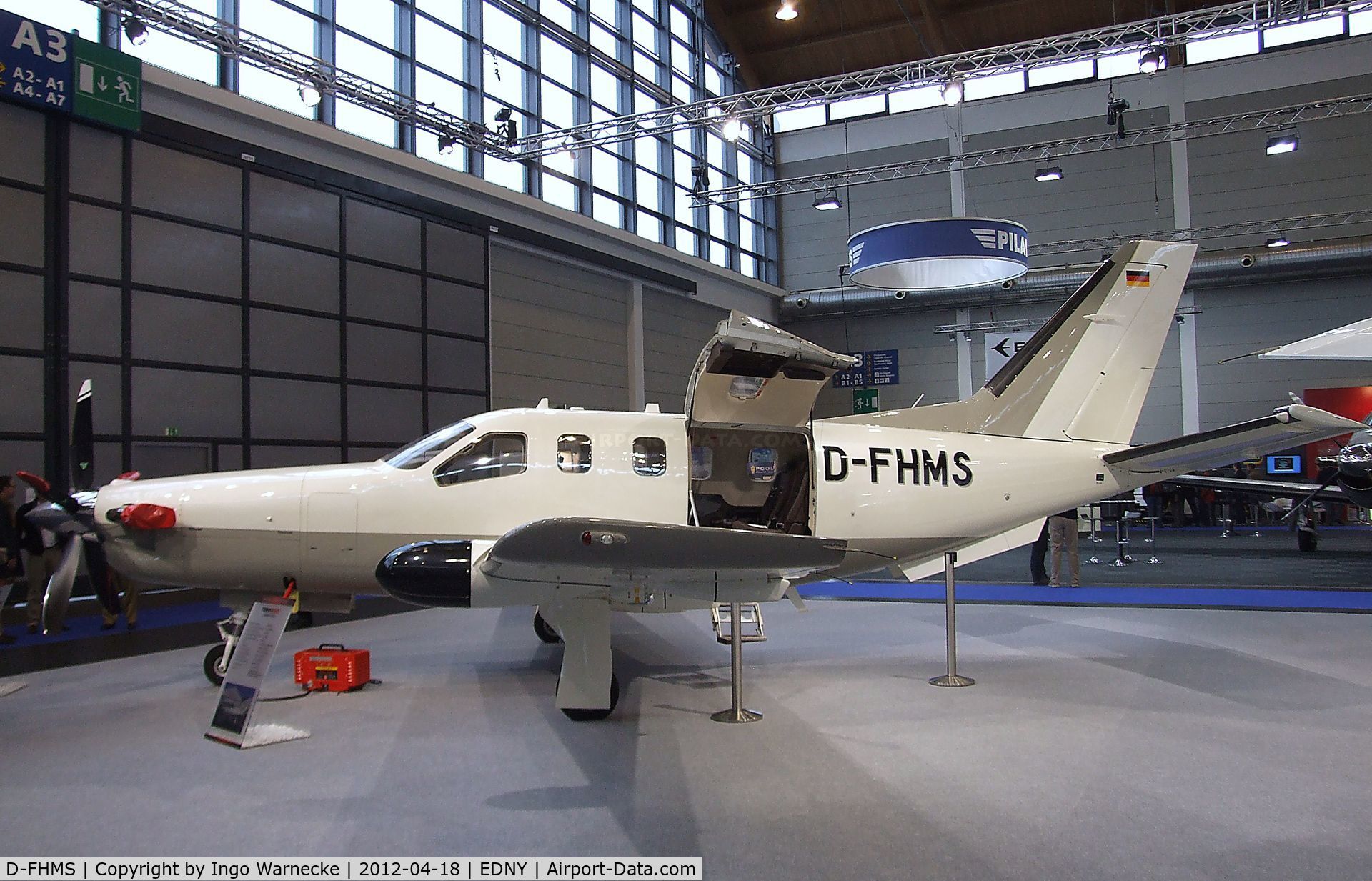 D-FHMS, Socata TBM-700 C/N 573, SOCATA TBM-850 at the Aero 2012, Friedrichshafen