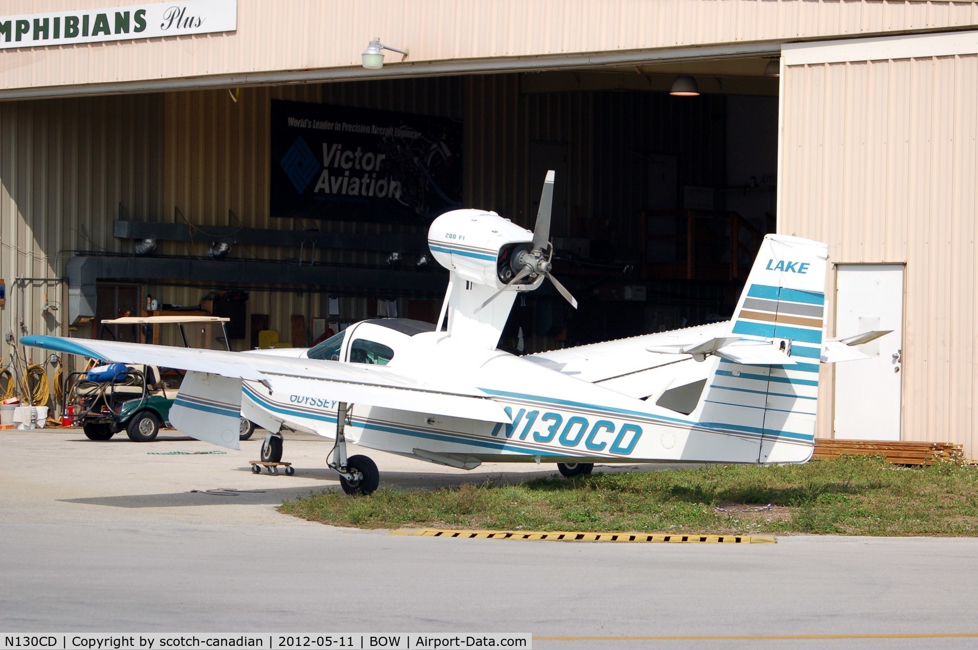 N130CD, Lake LA-4-200 Buccaneer Buccaneer C/N 1056, Consolidated Aeronautics Inc. LAKE LA-4-200 N130CD at Bartow Municipal Airport, Bartow, FL 