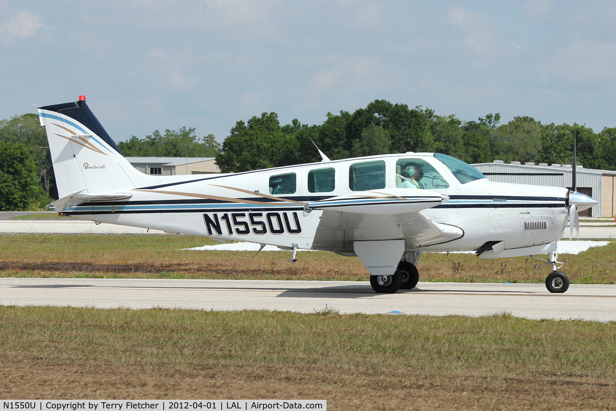 N1550U, 1994 Beech A36 Bonanza 36 C/N E-2839, At 2012 Sun N Fun