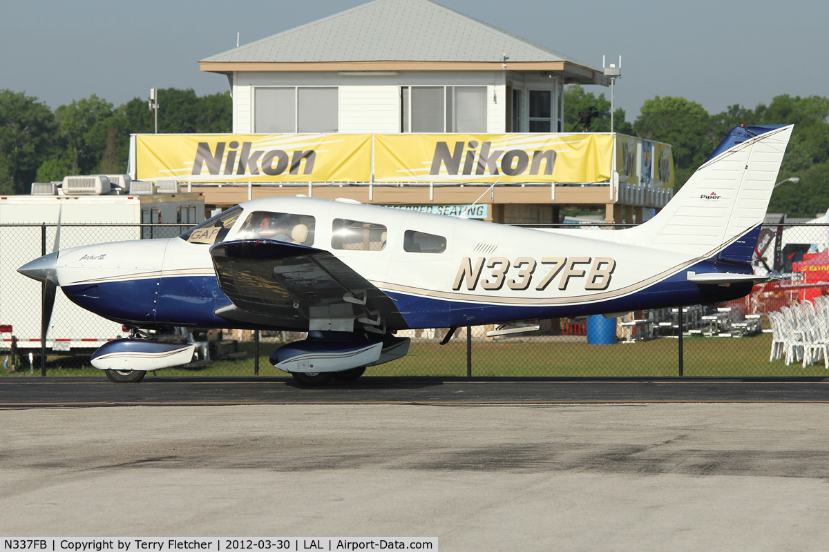 N337FB, 2003 Piper PA-28-181 C/N 2843550, At 2012 Sun N Fun
