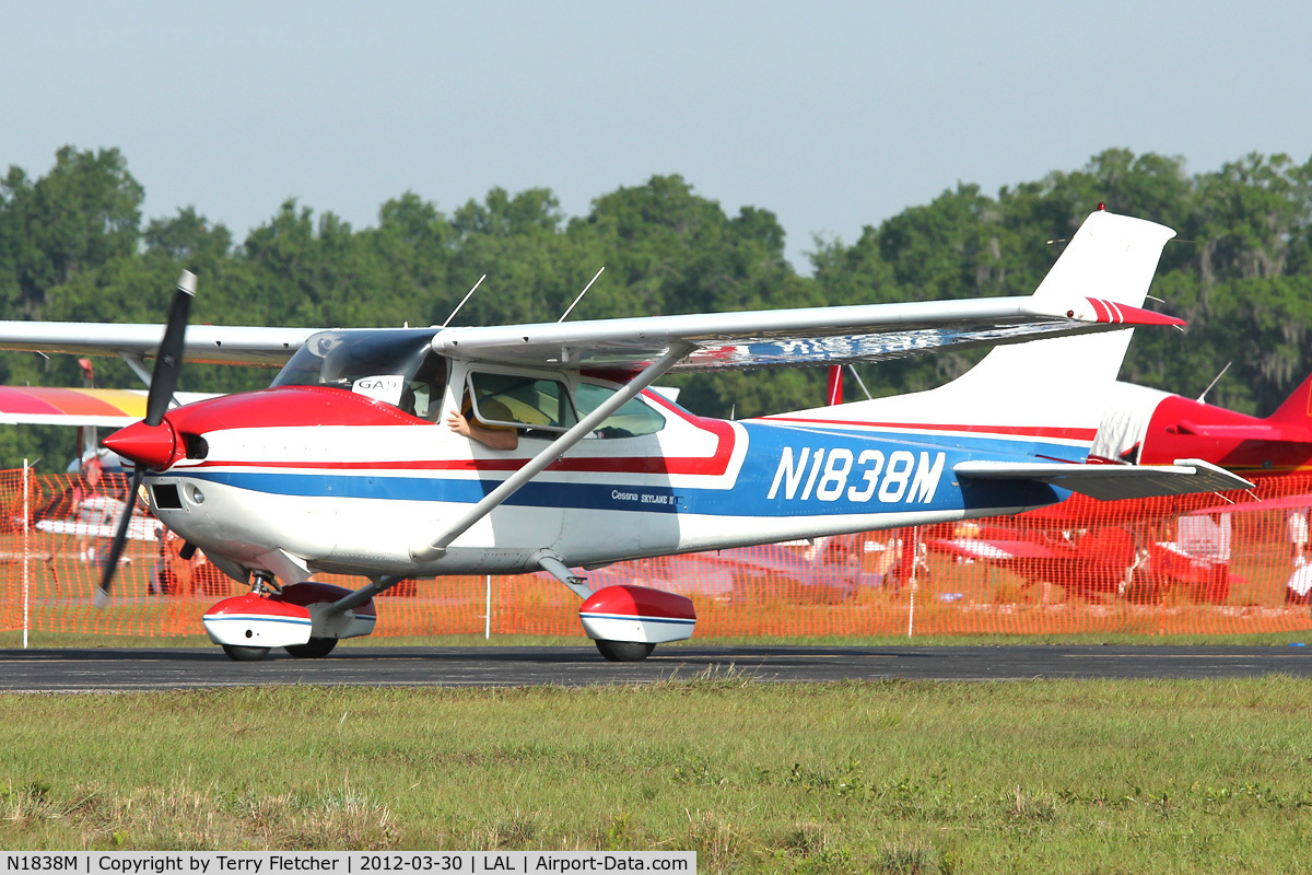 N1838M, 1975 Cessna 182P Skylane C/N 18264461, At 2012 Sun N Fun