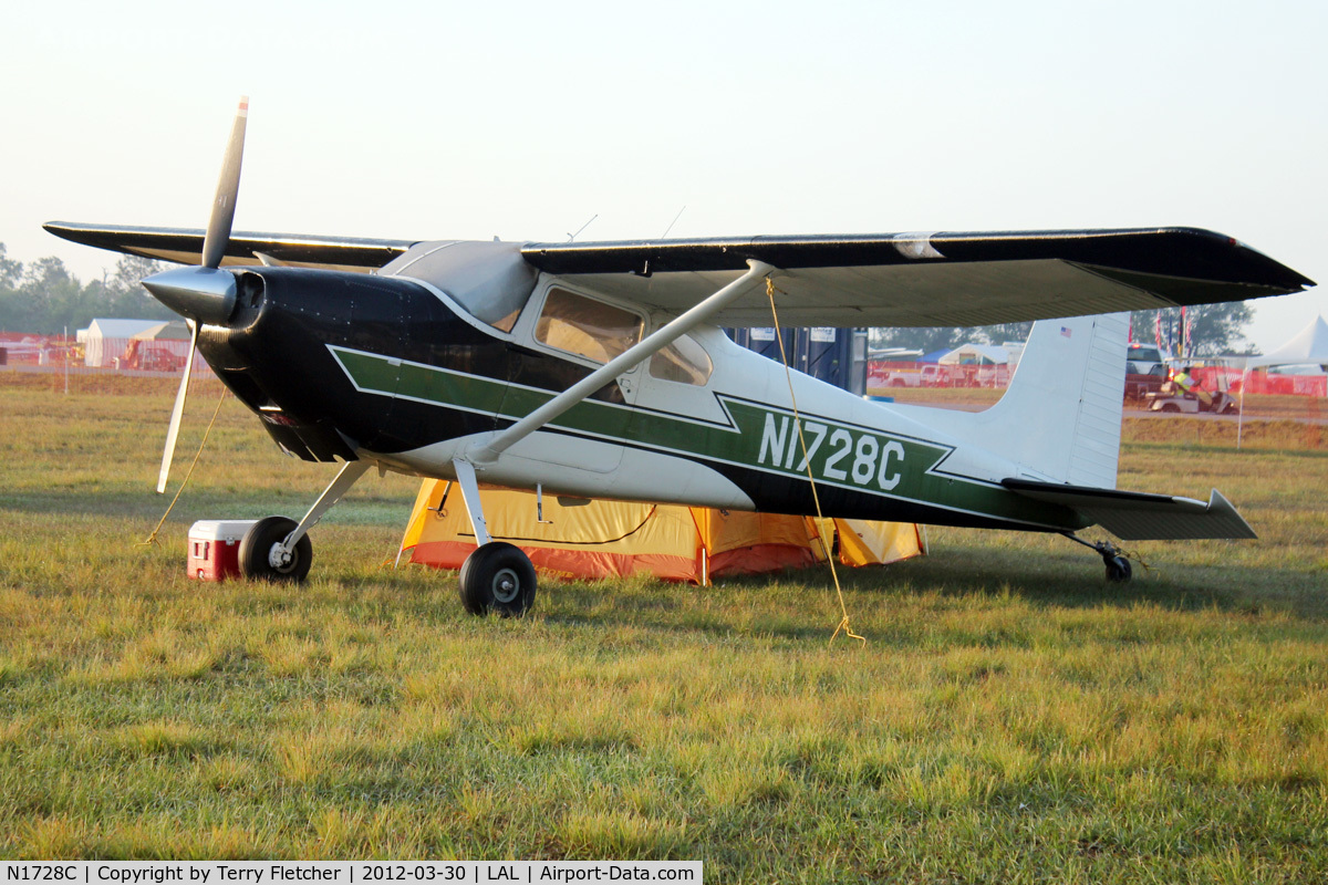 N1728C, 1953 Cessna 180 C/N 30428, At 2012 Sun N Fun