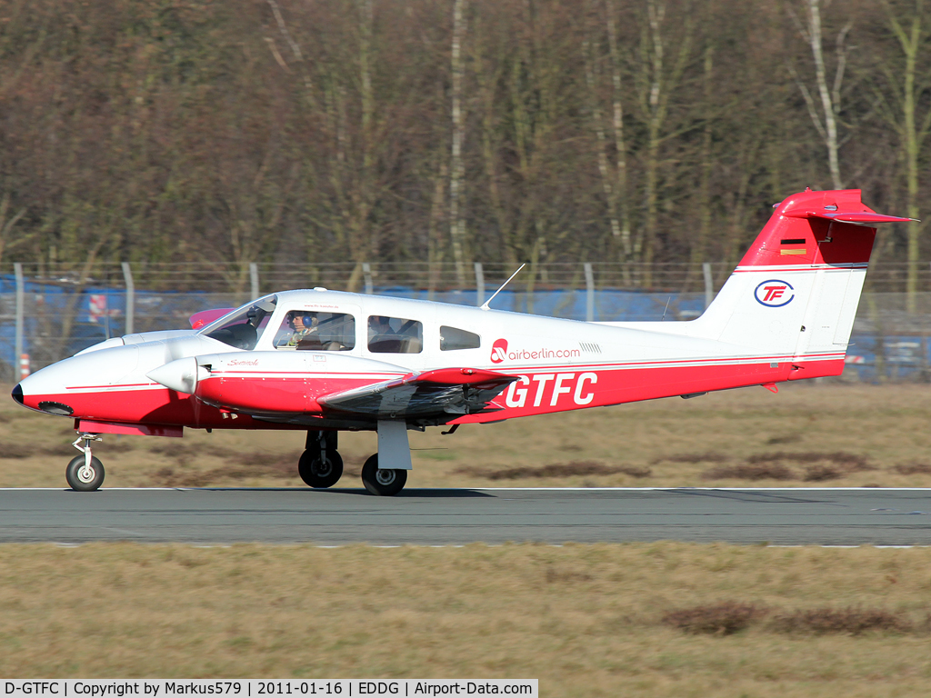 D-GTFC, 2007 Piper PA-44-180 Seminole C/N 44-96238, Starting for a training flight.