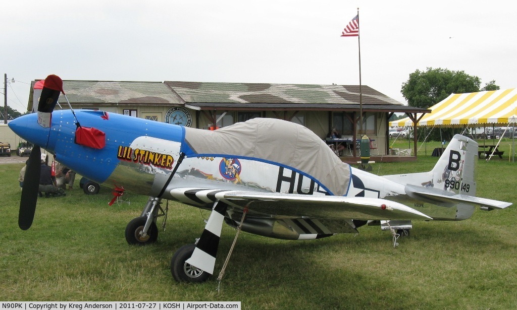 N90PK, 1999 Stewart 51 S-51D Mustang C/N 149, EAA AirVenture 2011