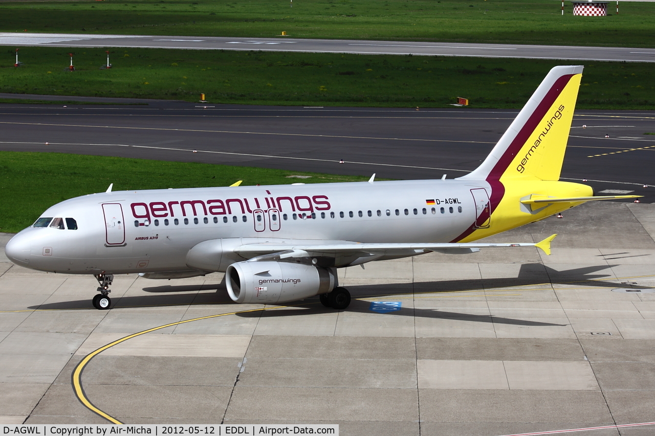 D-AGWL, 2008 Airbus A319-132 C/N 3534, Germanwings, Airbus A319-132, CN: 3534
