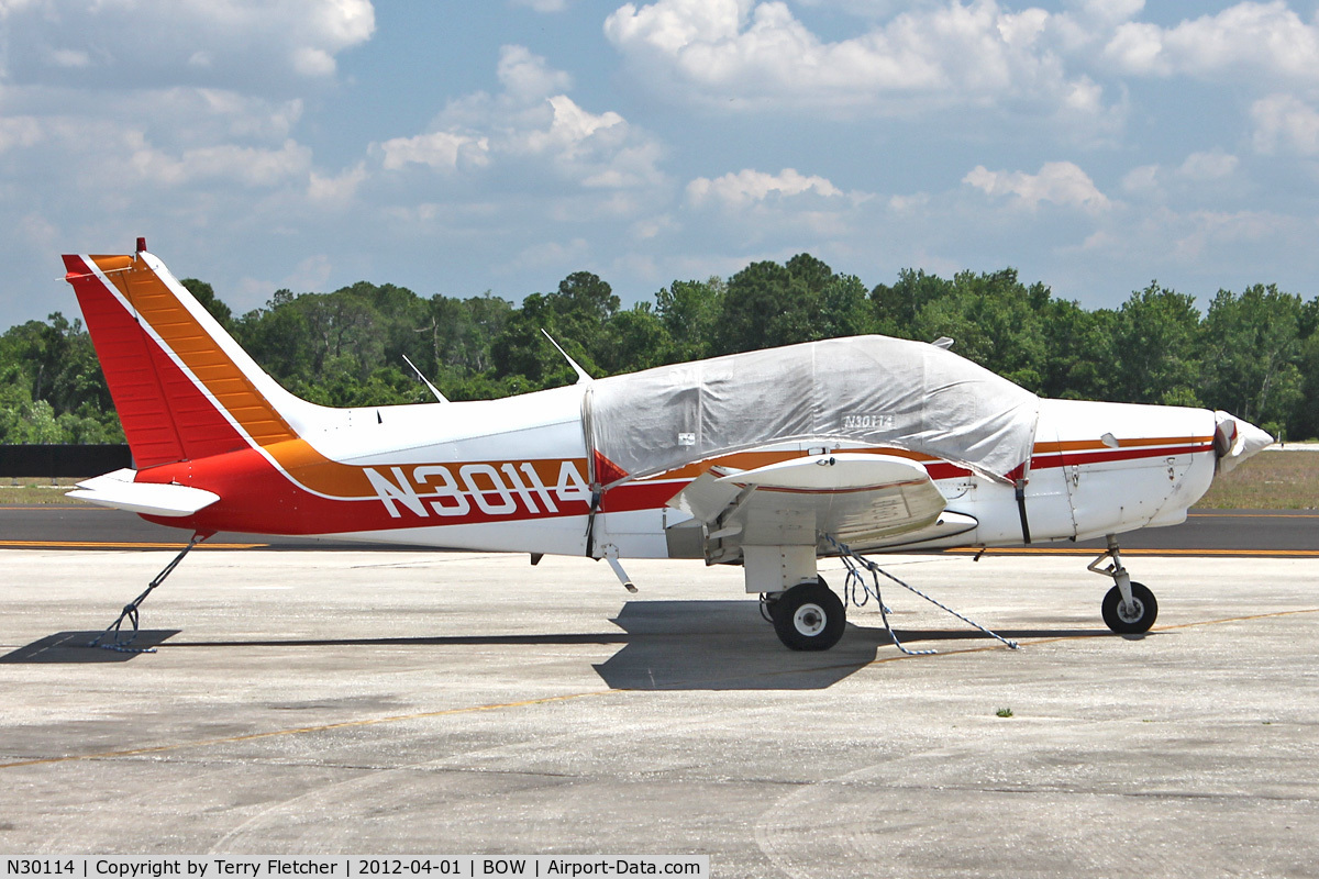 N30114, 1978 Piper PA-28-161 C/N 28-7916076, At Bartow Municipal Airport , Florida