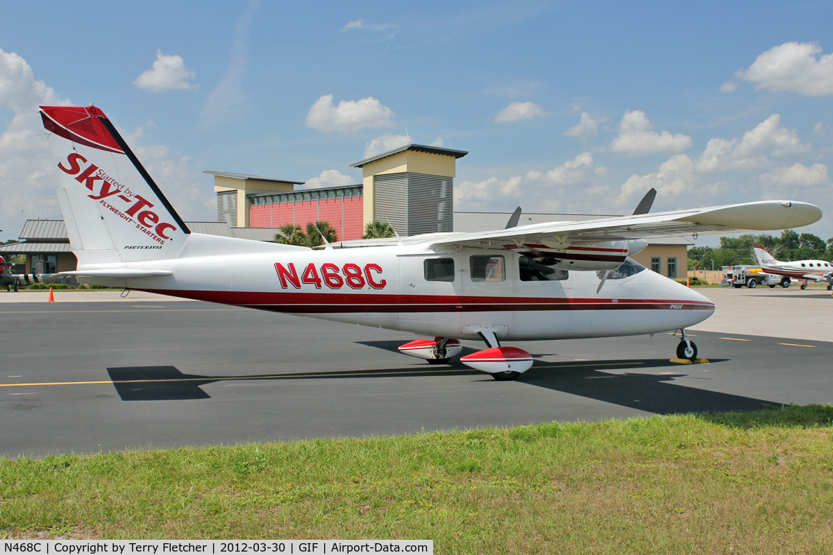 N468C, 1980 Partenavia P-68C C/N 213, At Gilbert Airport , Winter Haven , Florida