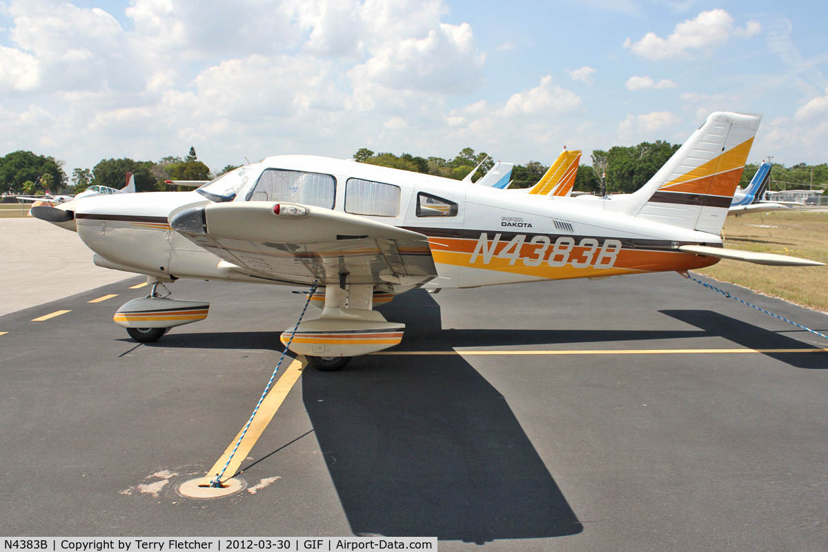 N4383B, Piper PA-28-236 Dakota C/N 28-8511003, At Gilbert Airport , Winter Haven , Florida