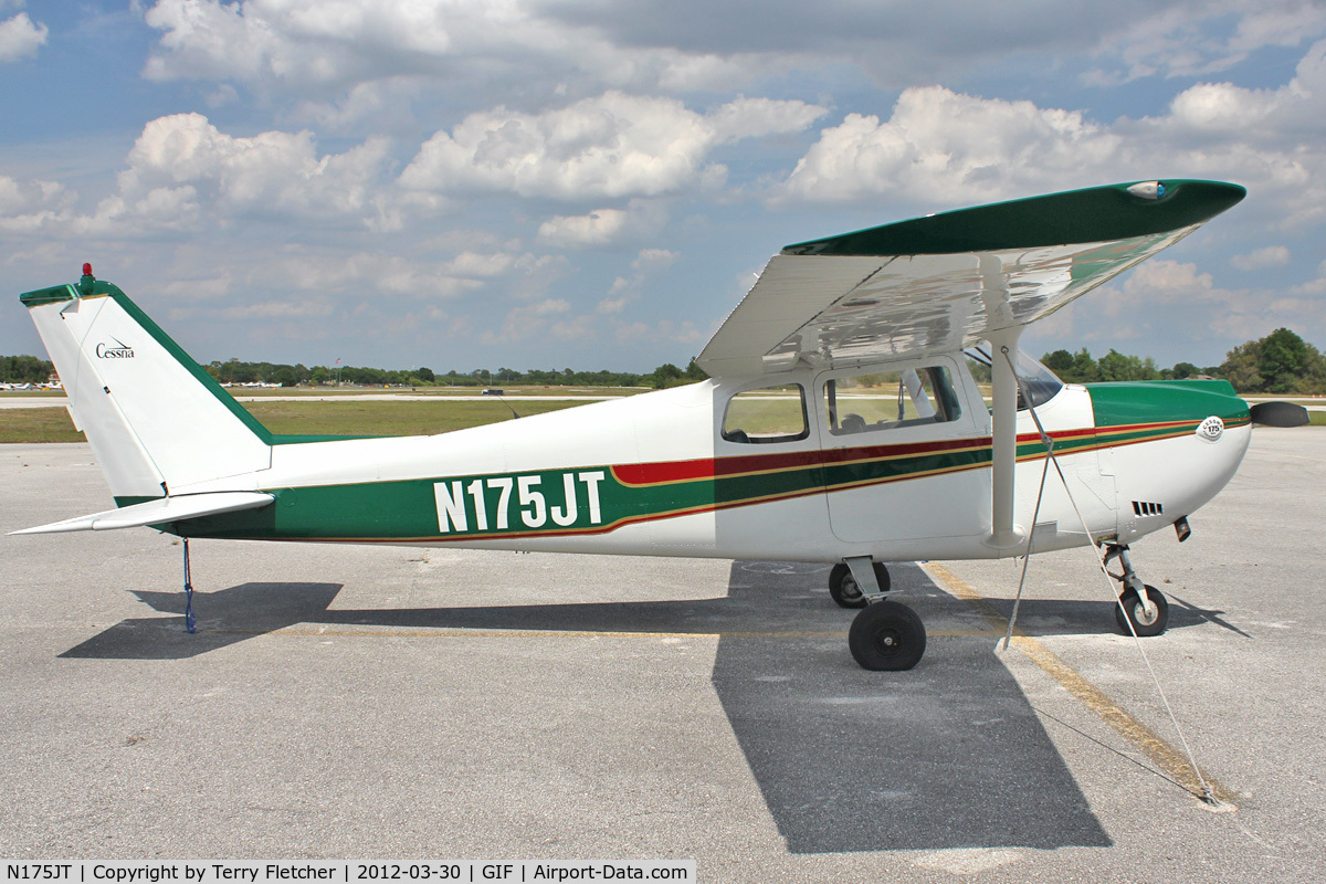 N175JT, 1959 Cessna 175A Skylark C/N 56372, At Gilbert Airport , Winter Haven , Florida