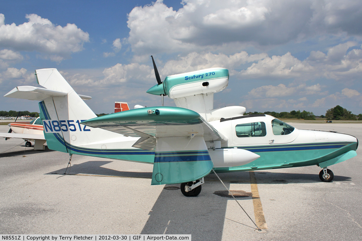 N8551Z, Aerofab Inc LAKE 250 C/N 130, At Gilbert Airport ,Winter Haven , Florida