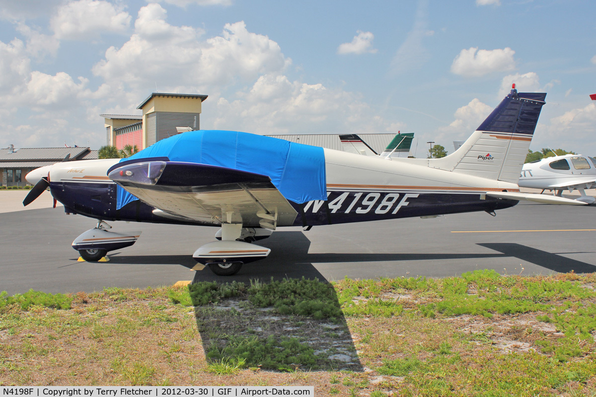 N4198F, 1976 Piper PA-28-181 C/N 28-7790006, At Gilbert Airport ,Winter Haven , Florida