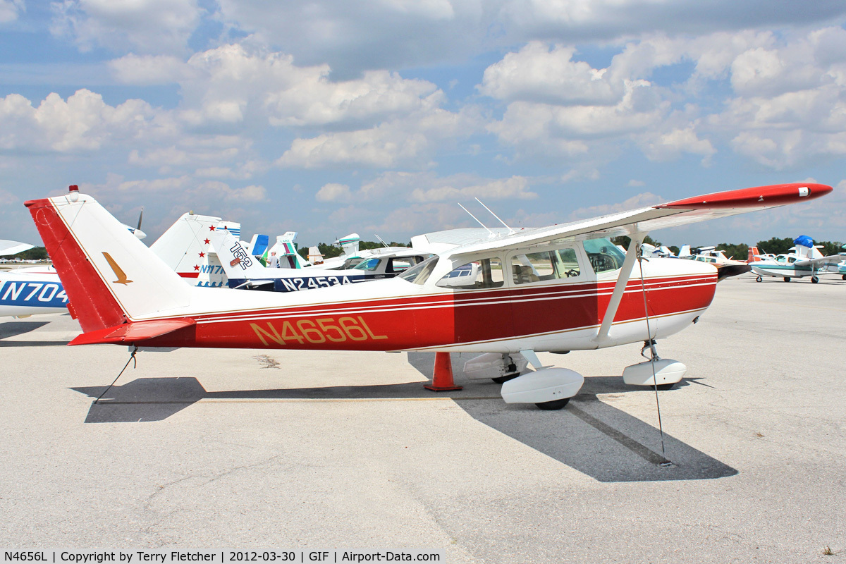 N4656L, 1966 Cessna 172G C/N 17254651, At Gilbert Airport ,Winter Haven , Florida