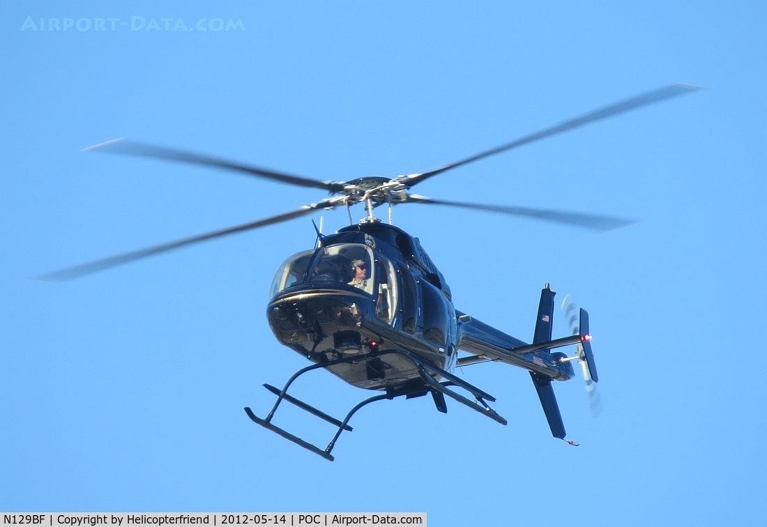 N129BF, 2007 Bell 407 C/N 53756, On final for slow & go