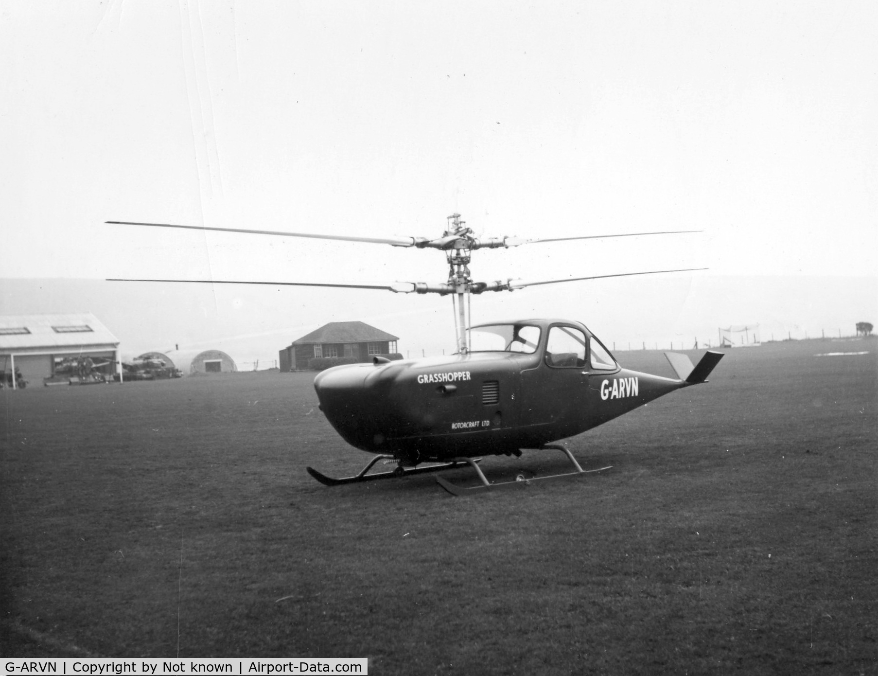 G-ARVN, 1962 Servotec Cierva CR.LTH1 Grasshopper I C/N 01, Taken at Lulworth Barracks