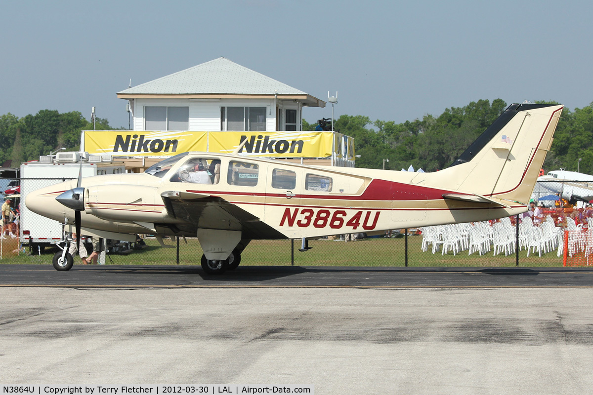 N3864U, 1981 Beech 58P Baron C/N TJ-355, At 2012 Sun N Fun