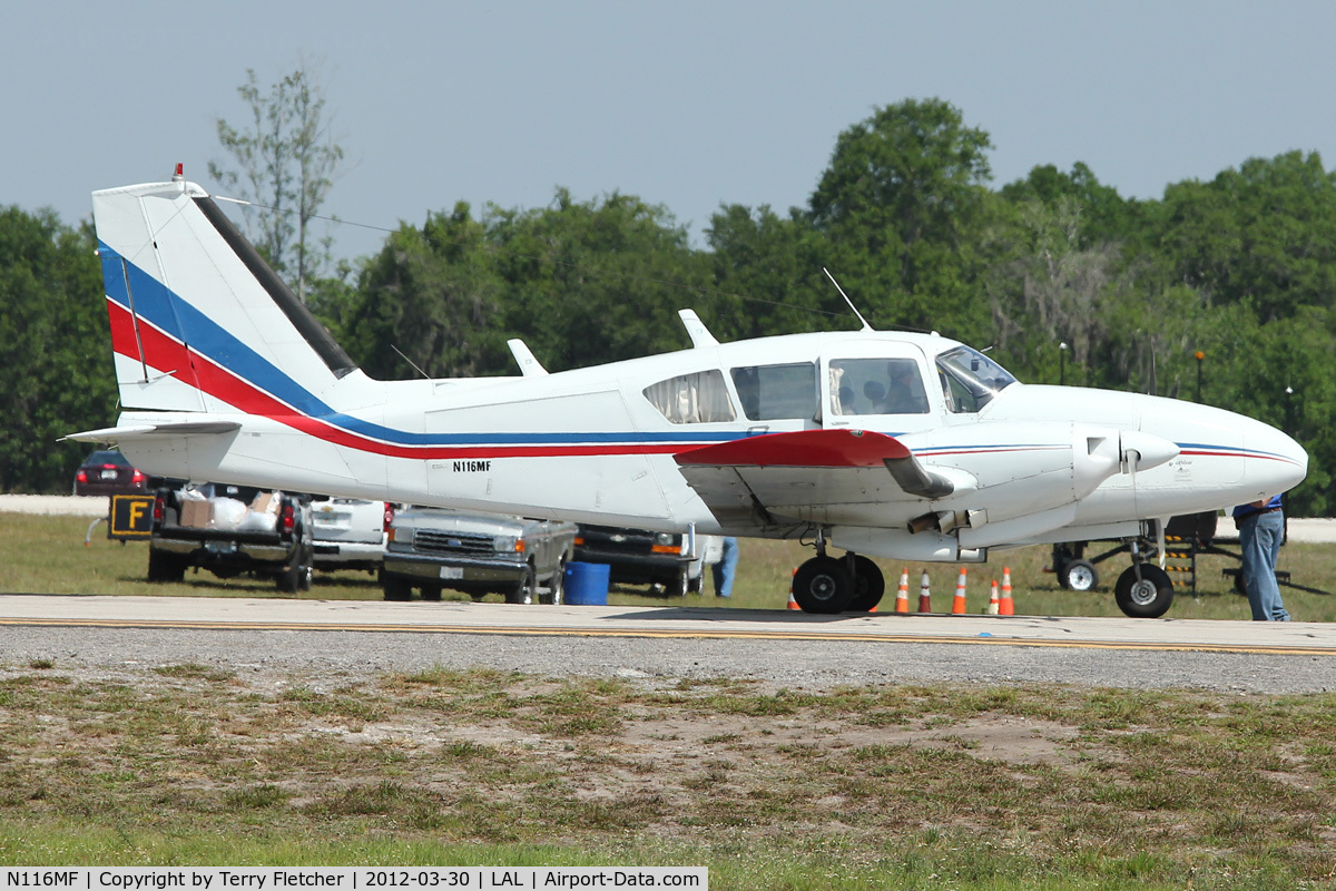 N116MF, 1966 Piper PA-23-250 C/N 27-3522, At 2012 Sun N Fun