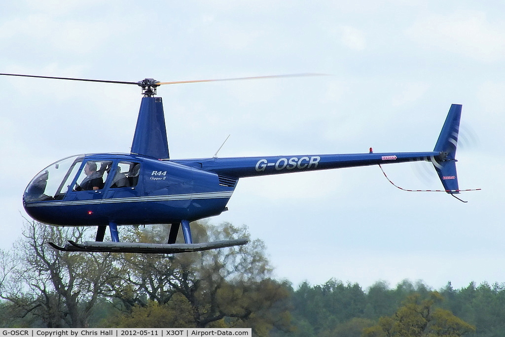 G-OSCR, 2003 Robinson R44 Clipper II C/N 10314, at Otherton Microlight Airfield