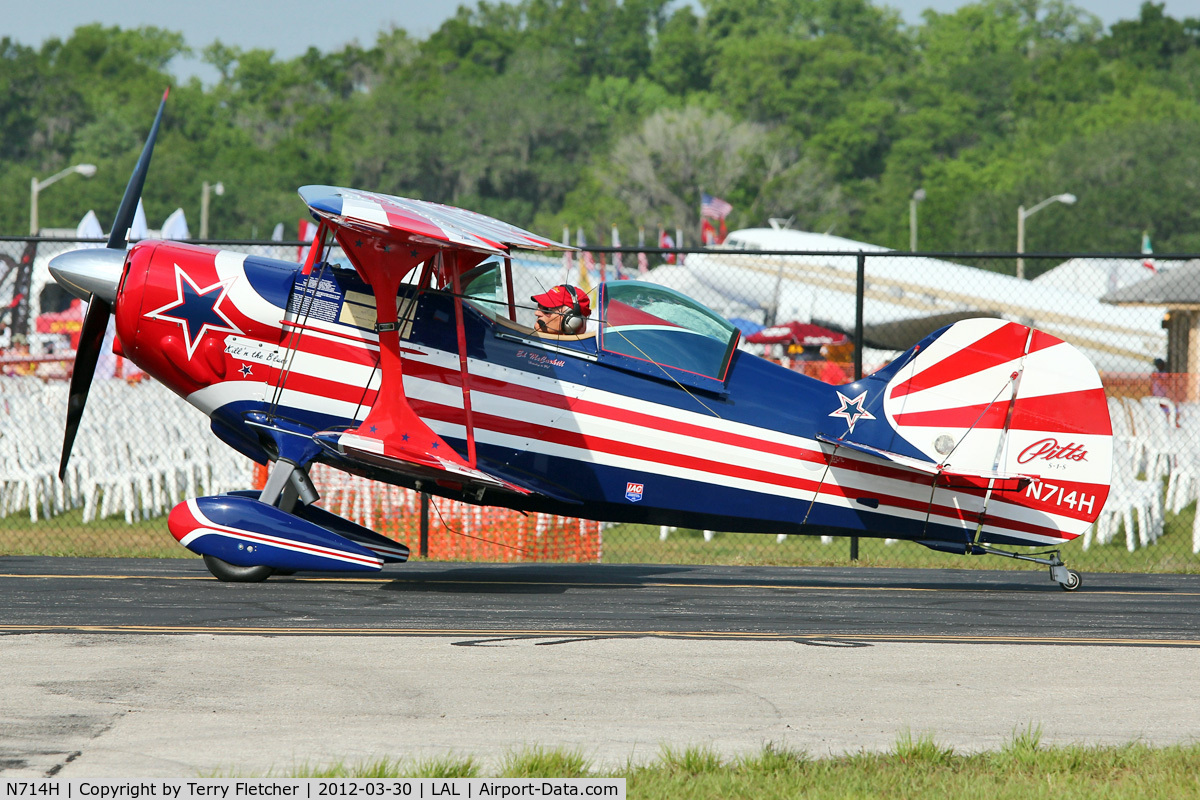 N714H, 1967 Pitts S-1S Special C/N 15P, At 2012 Sun N Fun
