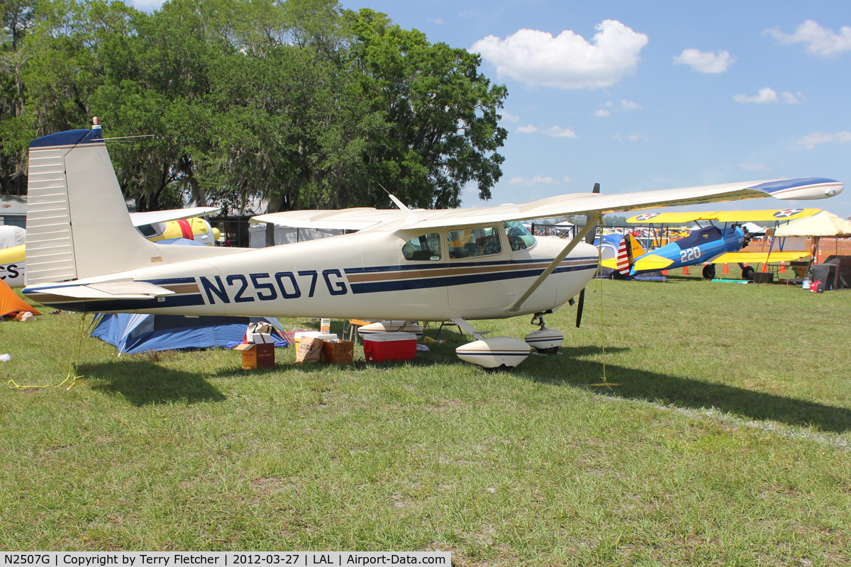 N2507G, 1959 Cessna 182B Skylane C/N 51807, At 2012 Sun N Fun