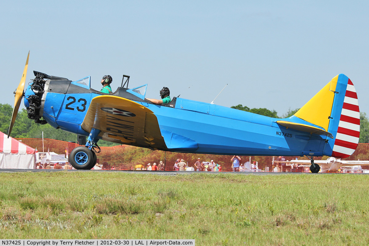 N37425, Fairchild (Aeronca) PT-23A Cornell C/N 4043AE, At 2012 Sun N Fun