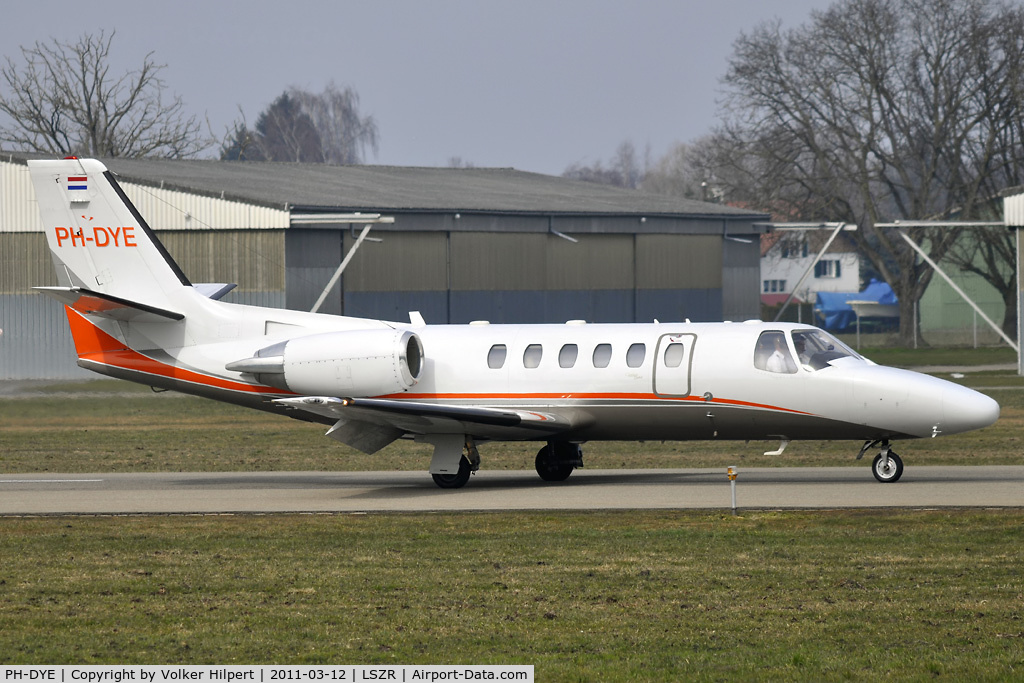 PH-DYE, 2000 Cessna 550 Citation Bravo C/N 550-0927, at Altenrhein