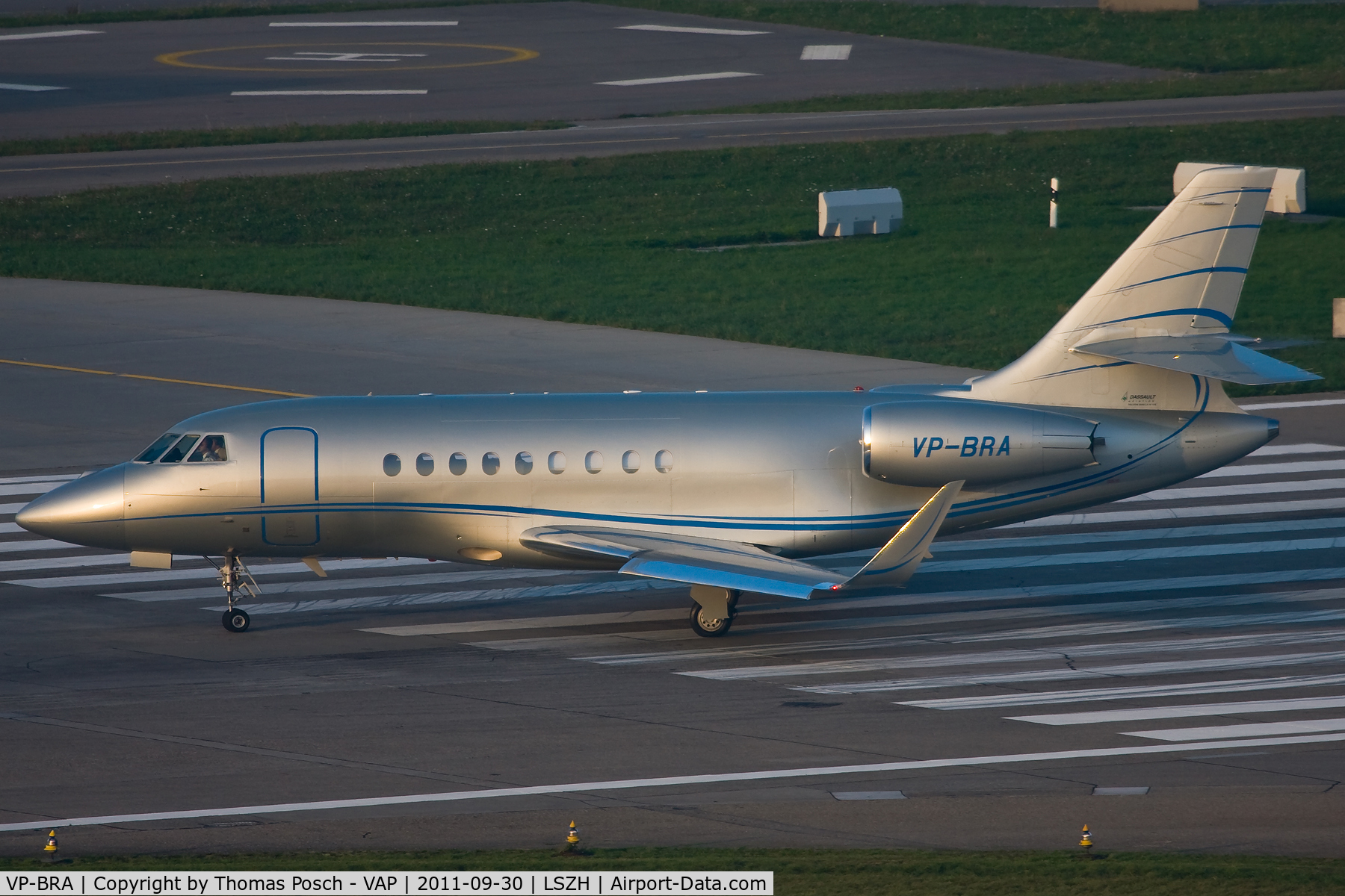 VP-BRA, 2007 Dassault Falcon 2000LX C/N 133, EF Education