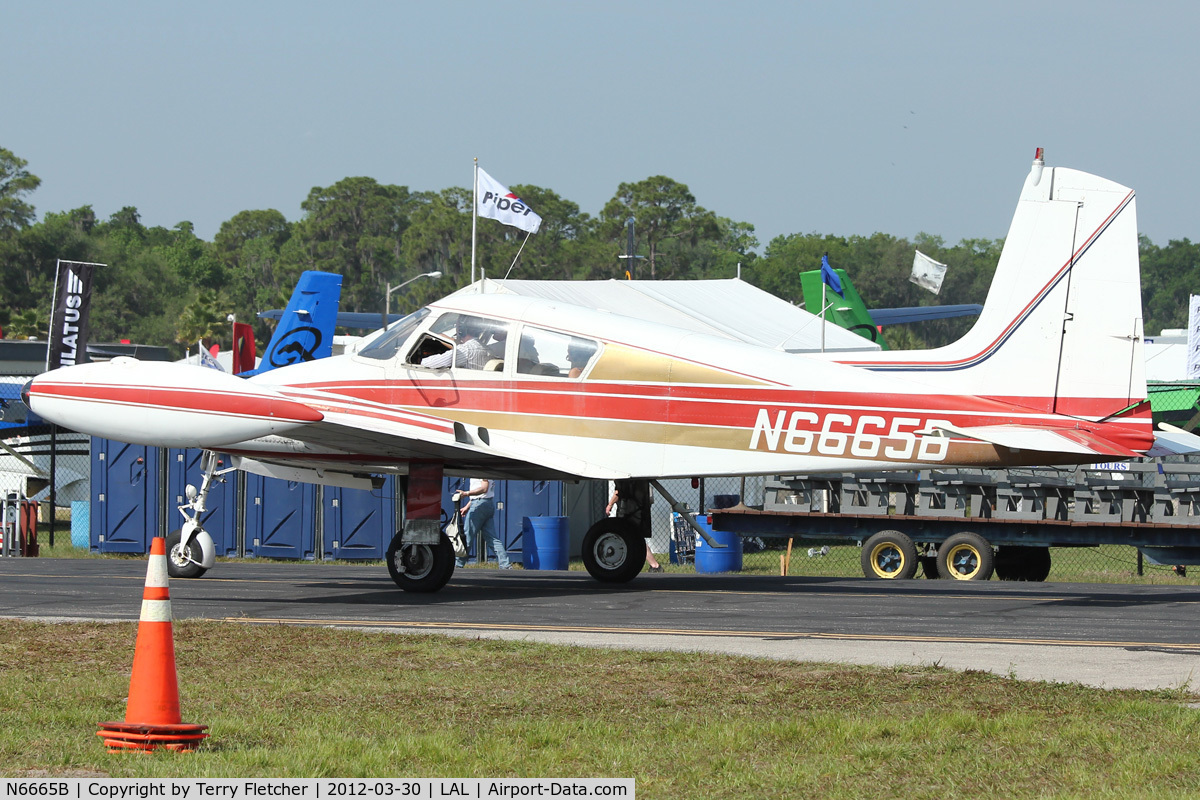N6665B, 1958 Cessna 310B C/N 35765, At 2012 Sun N Fun