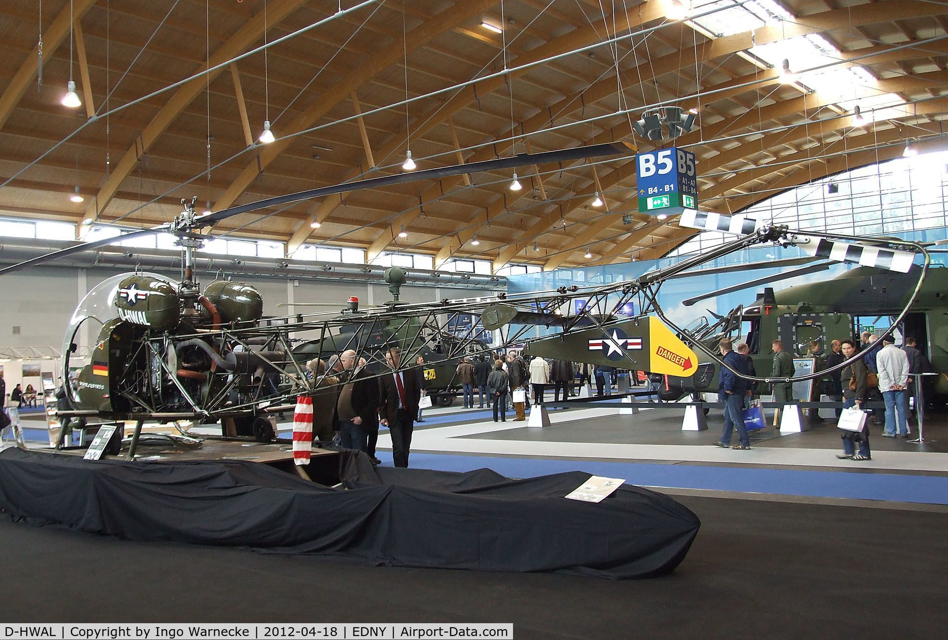 D-HWAL, Agusta AB-47G-4 C/N 2519, Agusta-Bell AB47G-4 at the AERO 2012, Friedrichshafen