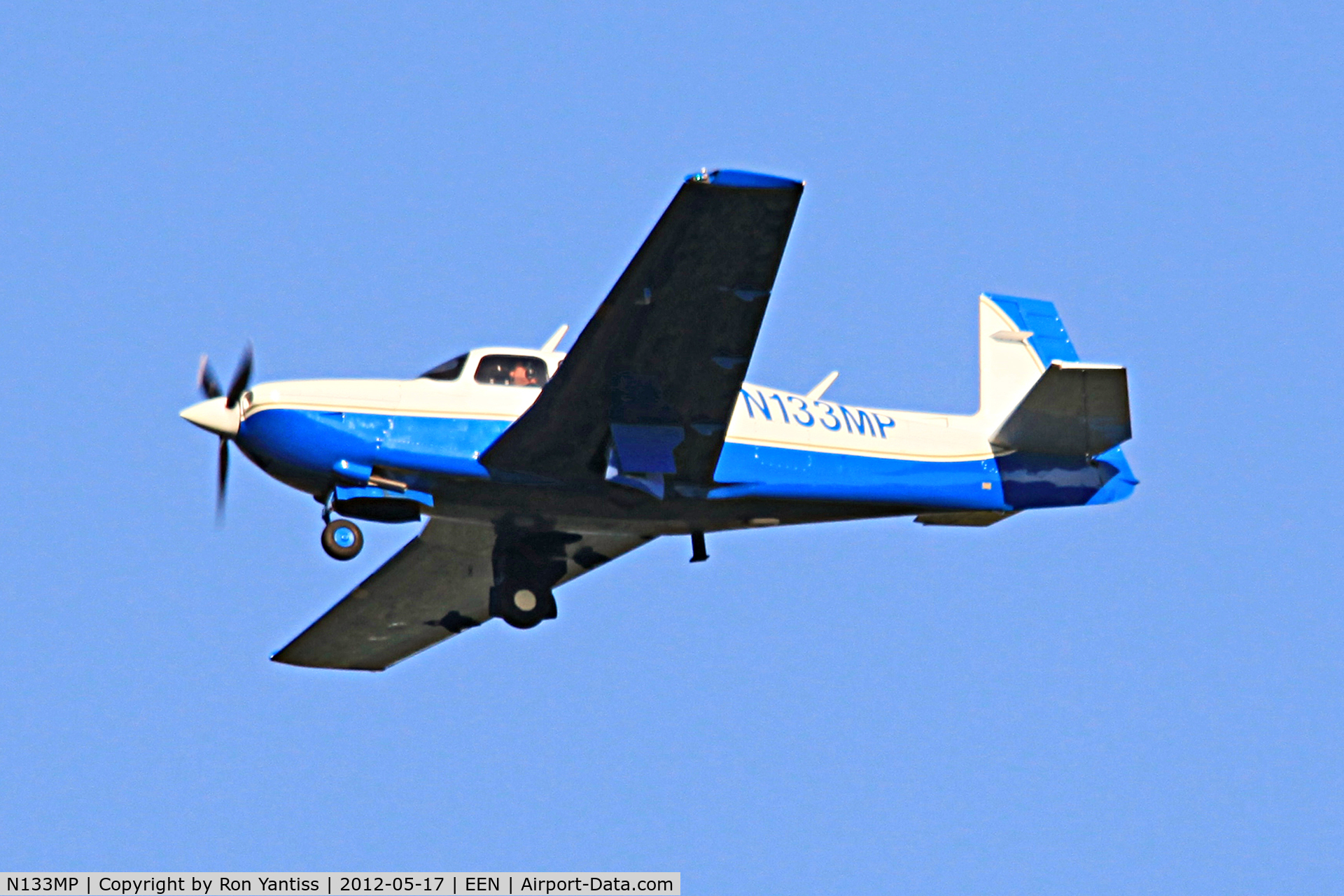 N133MP, Mooney M20L PFM C/N 26-0012, Practice ILS approach, runway 02, Dillant-Hopkins Airport, Keene, NH