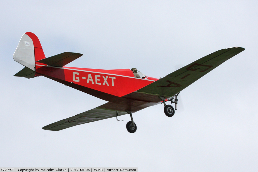 G-AEXT, 1937 Dart Kitten II C/N 123, Dart Kitten II at Breighton Airfield's 2012 May-hem Fly-In.
